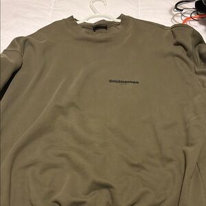 Balenciaga Olive Green Sweatshirt